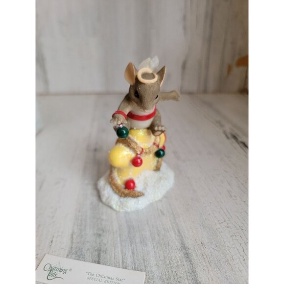 Charming tails Christmas‎ star xmas glitter mouse xmas - Picture 3 of 7